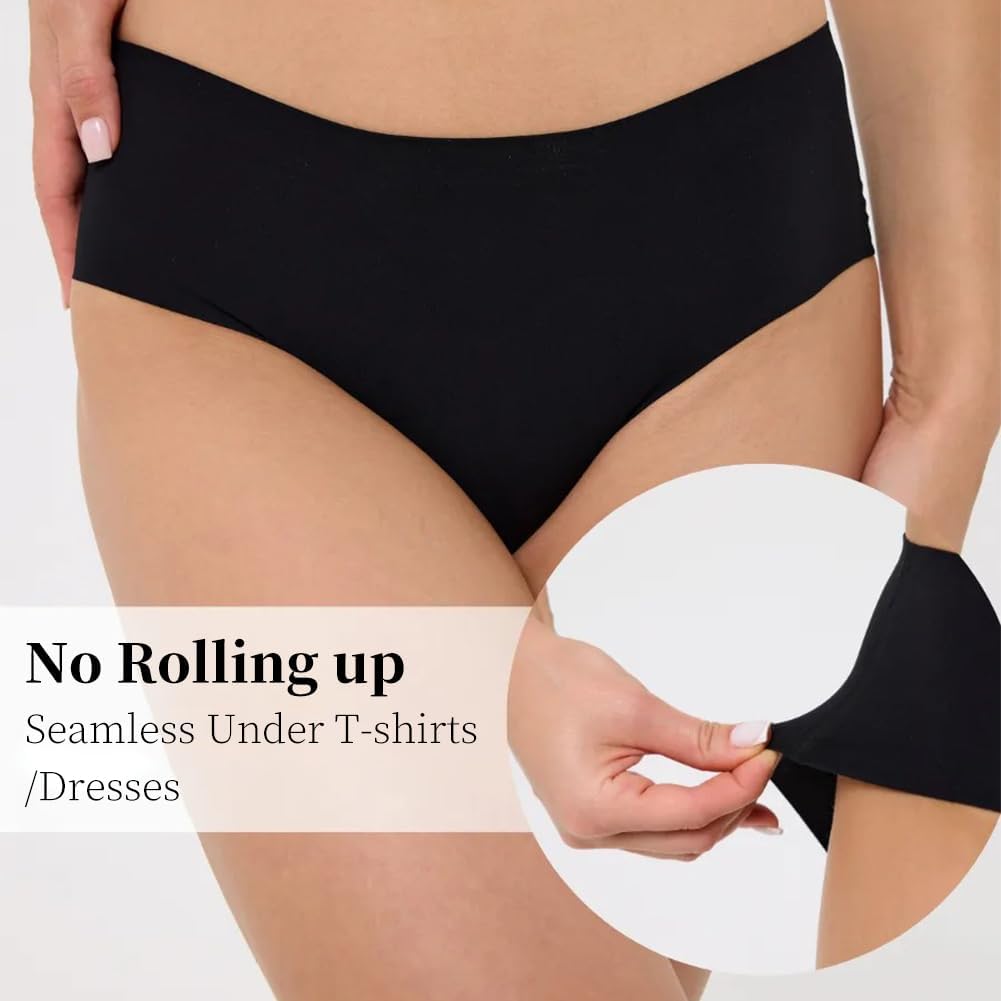 Sexy Code 1701 Cotton Boyshort Underwear for Women Cute Boxer Briefs Panties Ladies Comfort Soft Shorts