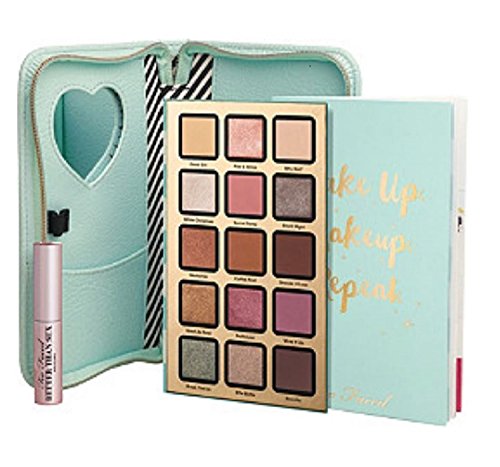 Too Faced Pretty Little Planner Collection - Eyeshadow Palette, Mini Mascara, Agenda Cover & Year-Round Agenda
