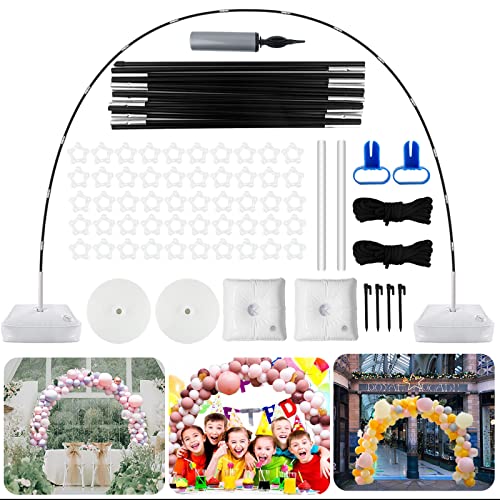 Coriver Kit d'arche Ballon Réutilisable, Kit de Guirlande de Ballon de 10 Pieds avec Pompe Ballon Manuelle, Balloon Arched Kit pour Mariage Fête D'anniversaire Décoration Noël Cover