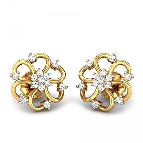 RM Jewellers Gold 92.5 Sterling Silver American Diamond Earring for Women (B01HZXT0P0) Amazon Price History, Amazon Price Tracker