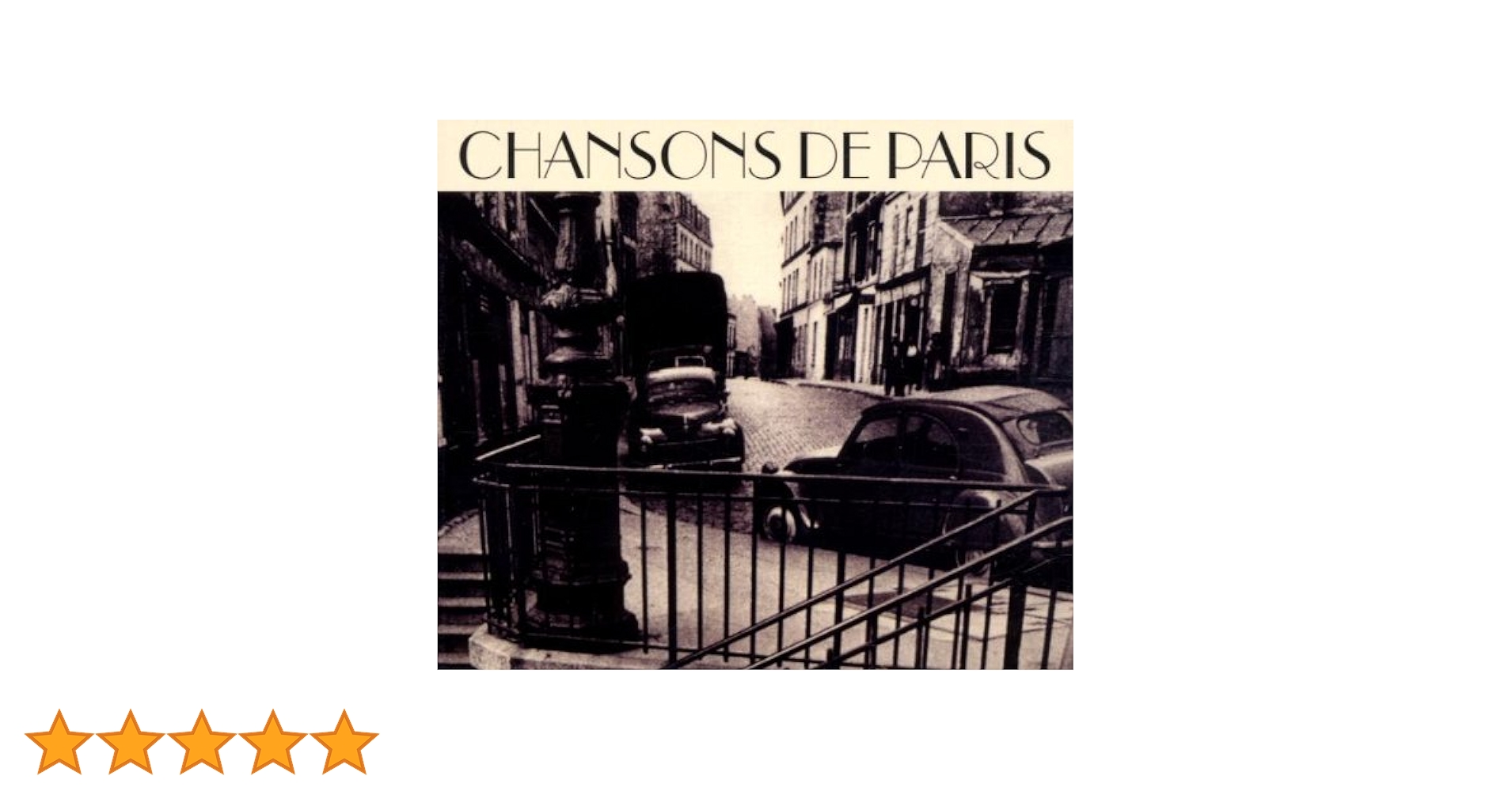 【中古】 Chansons De Paris ChansonsDeParis Chanson de Paris: Amazon.com.mx: Música