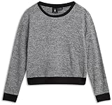 Spyder Womens Sweaters - Super Soft Terry Fleece Crewneck Pullover Sweaters for Women - Breathable Knitted Long Sleeve Top, Size Small, Black