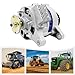 Magnet Alternator Synchronous Generator, 1200W 12V Permanent Magnet Generator with Pure Copper Motor for Agricultural Vehicles, Tricycles And Four-Wheeled Tractors,4500R/Min