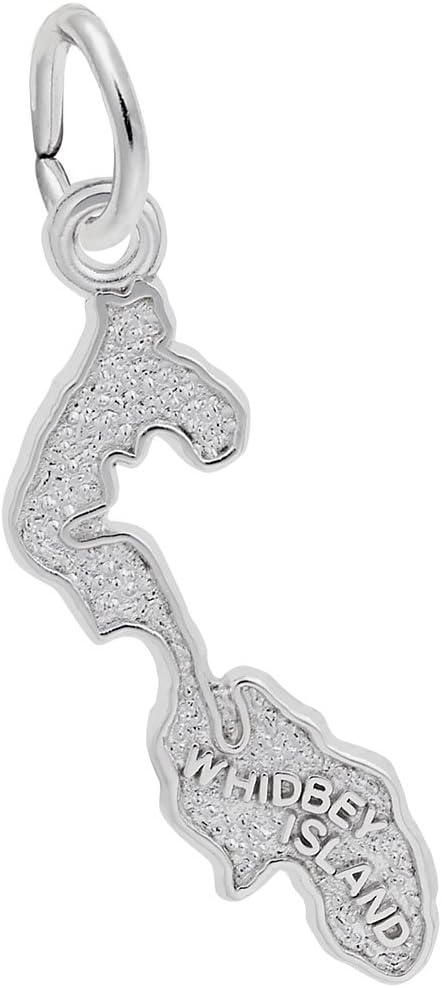 Whidbey Island Charm, Charms for Bracelets and Necklaces