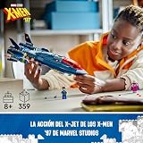 LEGO | Marvel Le X-Jet des X-Men, Jouet Avion, Construction de Chasseur avec Minifigurines de Super-Héros : Wolverine, Magneto, Cyclope et Rogue, Cadeau pour Garçons et Filles dès 8 Ans 76281 - 4
