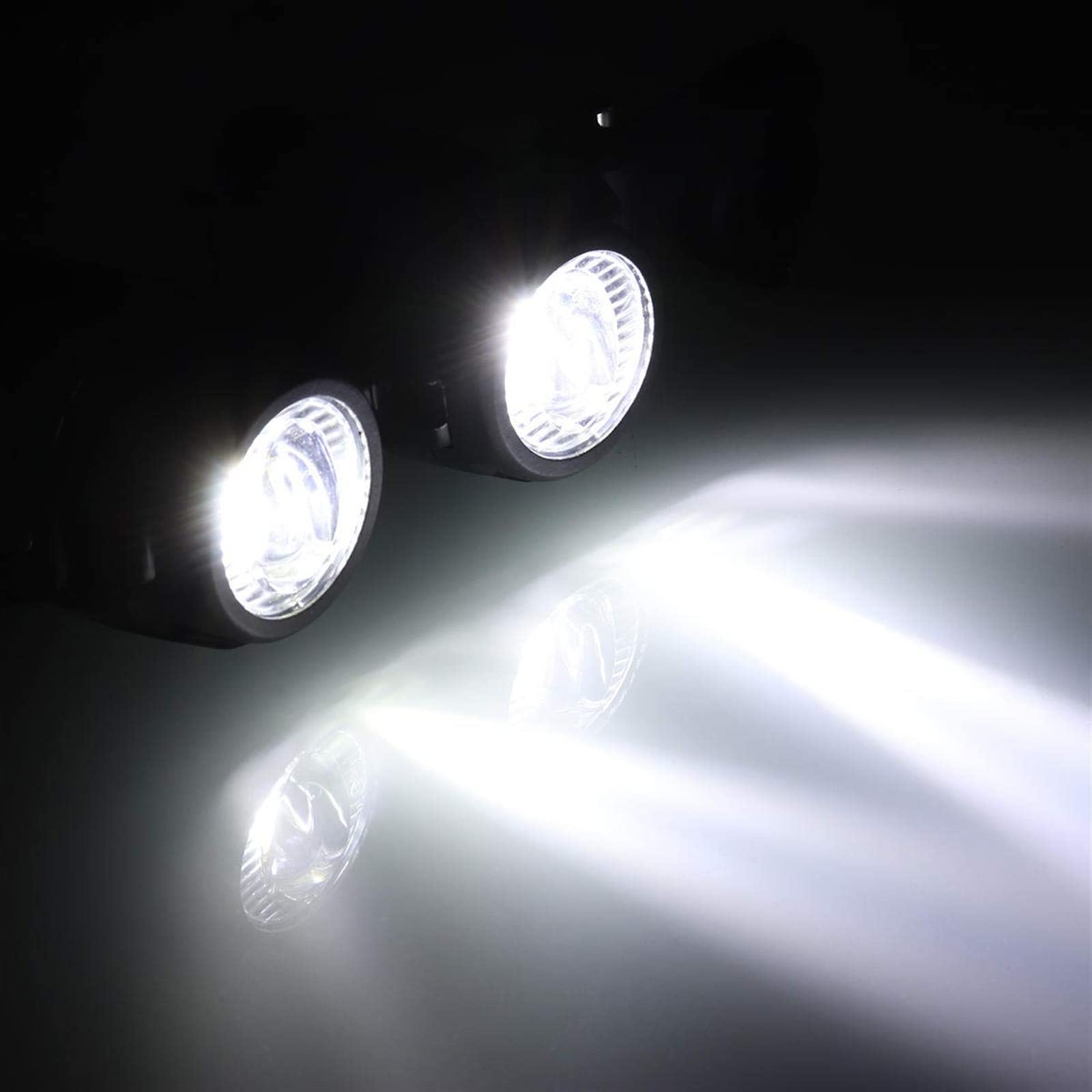 Motorcycles Headlight Fog Lamp Led Auxiliary Driving Light Fit For Kawasaki For Suzuki For BMW-R1200GS F800GS F700GS Front(Yellow a set)