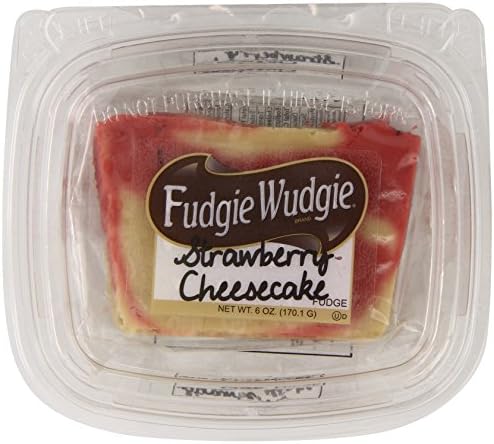 Fudgie Wudgie Cheesecake, Strawberry, 6 Ounce