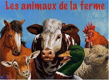 Paperback les animaux de la ferme [French] Book