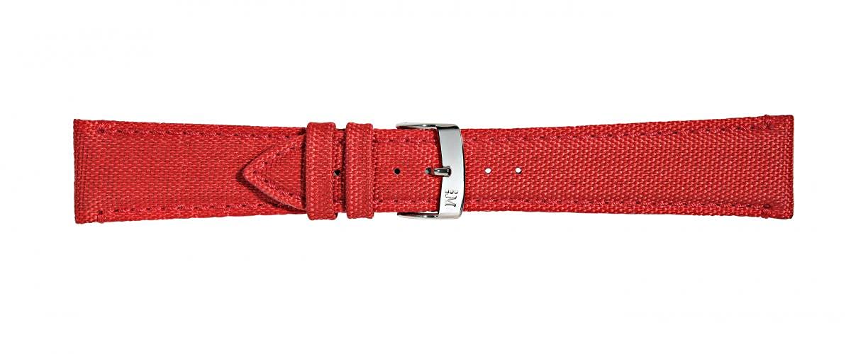 Morellato Unisex Watch Strap Sport Collection Model Parkour Technical Fabric A01X5120282, red, 18mm, Ribbon