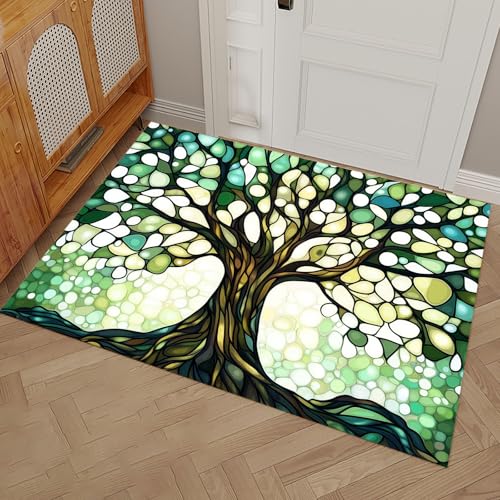 Paillasson intérieur tapis 80x120cm entrée imperméable et lavable - 2