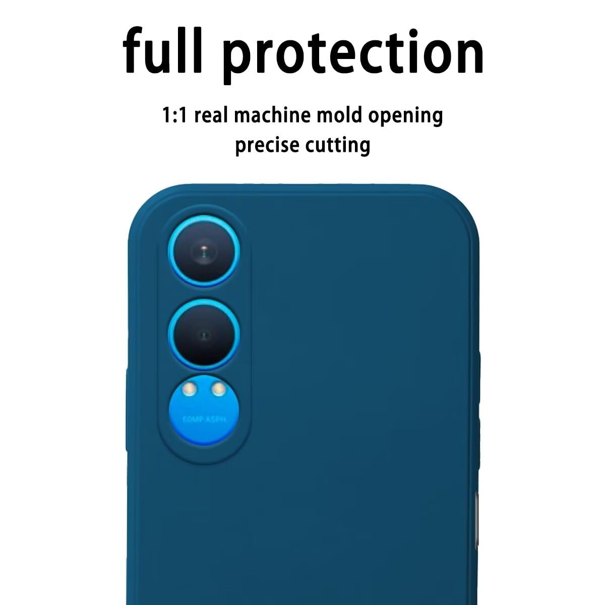 HAFFAN TPU Silicone Case Compatible with OnePlus Nord CE4 Lite 5G (6.67" inches), Cover Holster Sleeve - Lavender Grey - Image 2