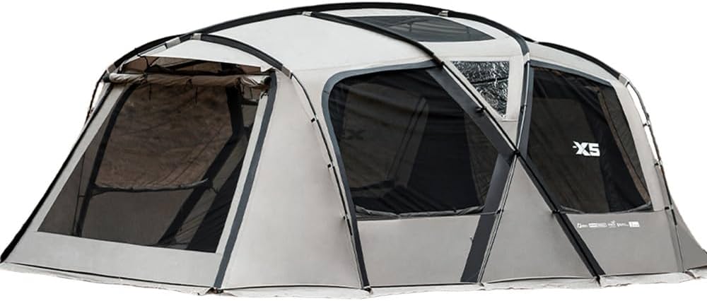 Amazon.co.jp: KZM NEW X5テント 大型テント ファミリー 防水 撥水