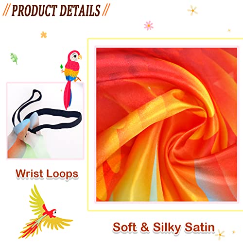 Irolehome Bird-Wings-Costume For Kids Dress Up Pretend Play With Bird-Mask, Boys Girls Eagle-Parrot Owl-Costume Halloween Party Favors (Red Blue Orange) #TOP5