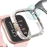 Protecteur d'écran en verre trempé transparent de haute qualité à 99 % HD : l'écran en verre trempé est fabriqué à partir du même matériau de film protecteur utilisé pour les avions militaires ; L'étui protège la face et les côtés de versa 2 des rayures. les bosses et les boutons sont faciles à toucher.