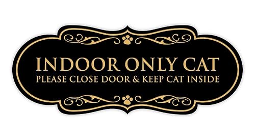 Designer Paws, INDOOR ONLY CAT Please Close Door & Keep