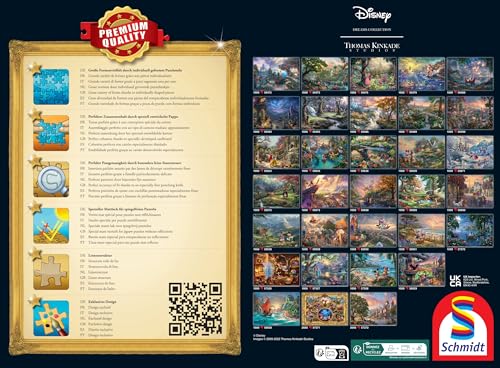 Puzzle Disney Kinkade Frozen Celebrating in Arendelle 1000 pcs - vue 4