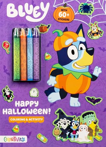 Compare Textbook Prices for Bluey Colortivity: Happy Halloween! Color & Activity with Crayons ISBN 9780794453947 by Baranowski, Grace