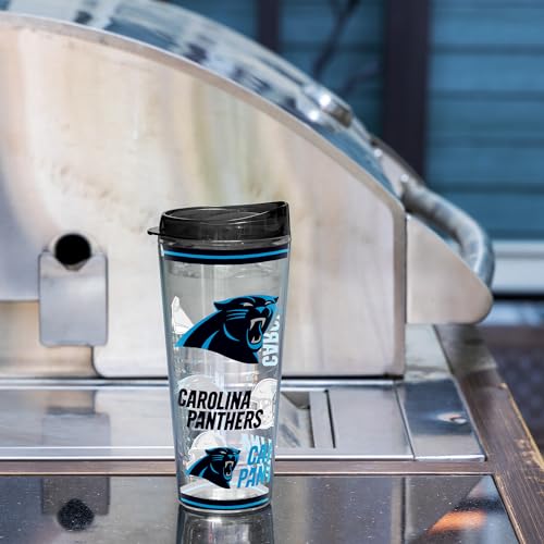 Image of Rico Industries NFL Football Carolina Panthers Double Wall 20oz Tritan Tumbler