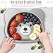 Bear Suction Plate for Toddlers – Stainless Steel Baby Plate with Removable Silicone Base, Strong Suction & Matching Spoon | BPA-Free, Durable, Easy-Clean Feeding Dish (Solavine)
