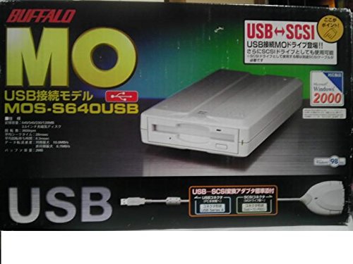 Amazon.co.jp: USB接続/SCSI接続両対応 外付640MB MOドライブ