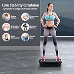 Vibration Plate Exercise Machine, Vibration Plate for Lymphatic Drainage 330 Lbs Capacity Whole Body Vibration Platform Machines Helps Weight Loss Shaping Toning Wellness - Image 5