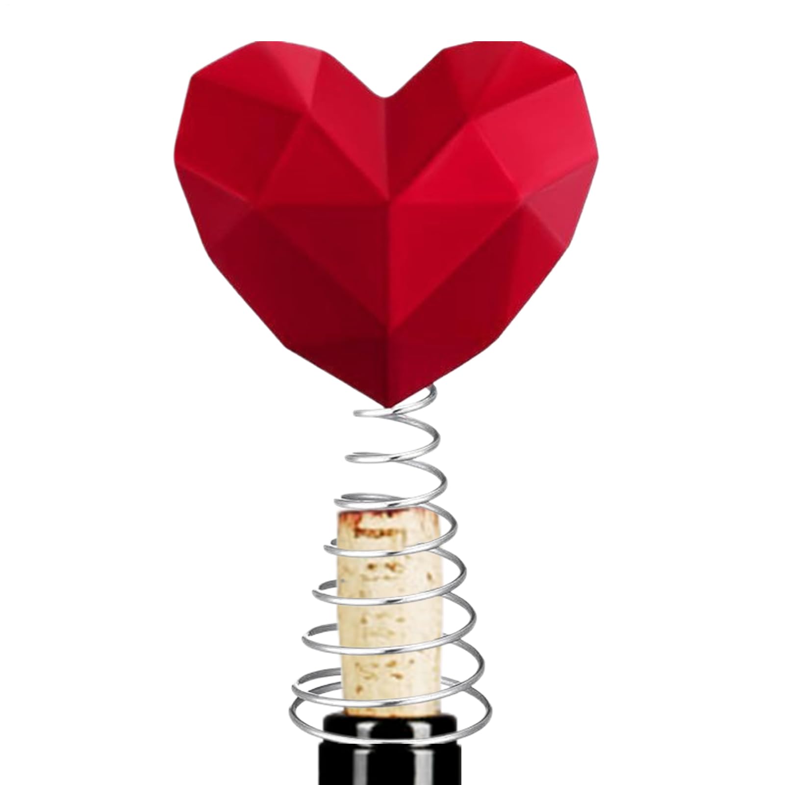 Punta para árbol en forma de corazón para decorar apartamentos y oficinas pequeñas