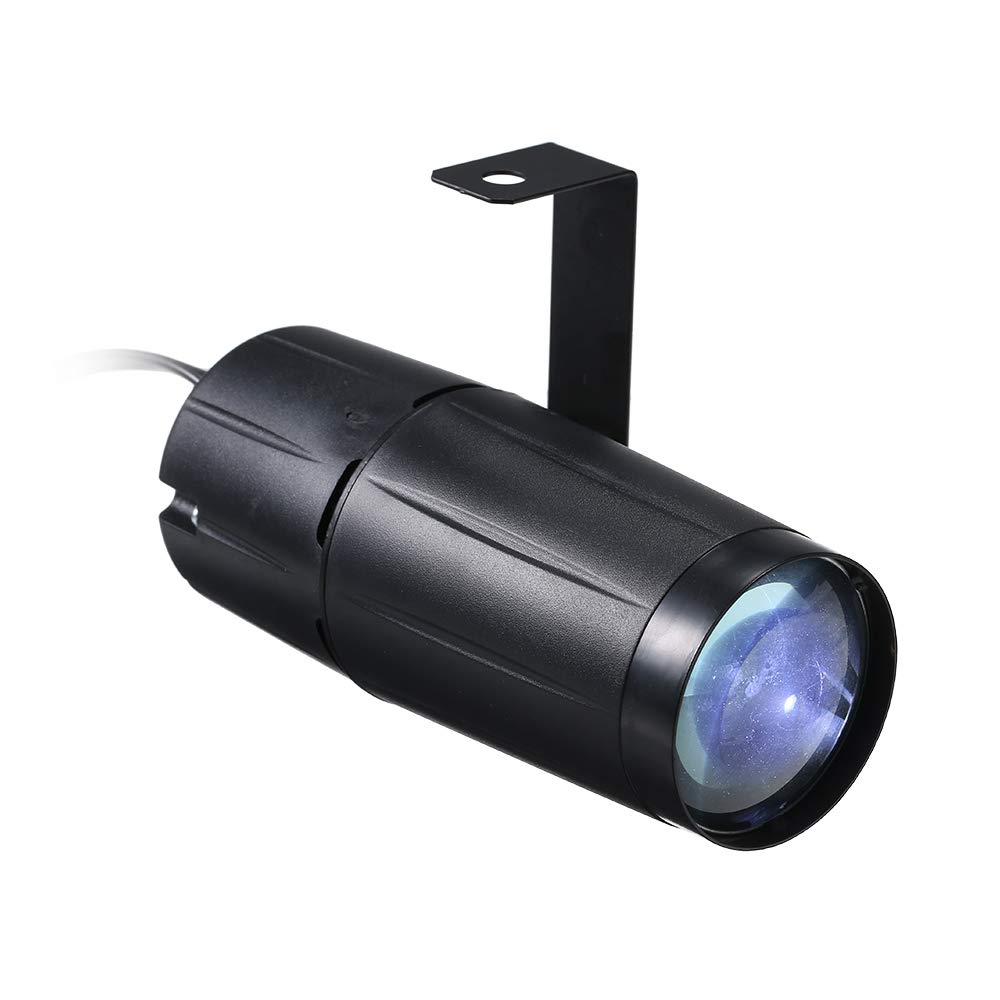 ShineslayPinspot Light, 10W LED Spot Stage Lights, Mini Beam Track Lighting Fixture for Family Party Home Decoration Bar Club Pub DJ Show Concert Wedding-Blue