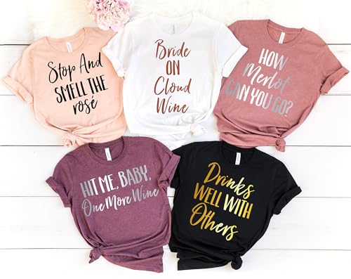 Custom Bridesmaid Shirts Bachelorette Party Shirts Bachelorette Tees Team Bride Tshirts4