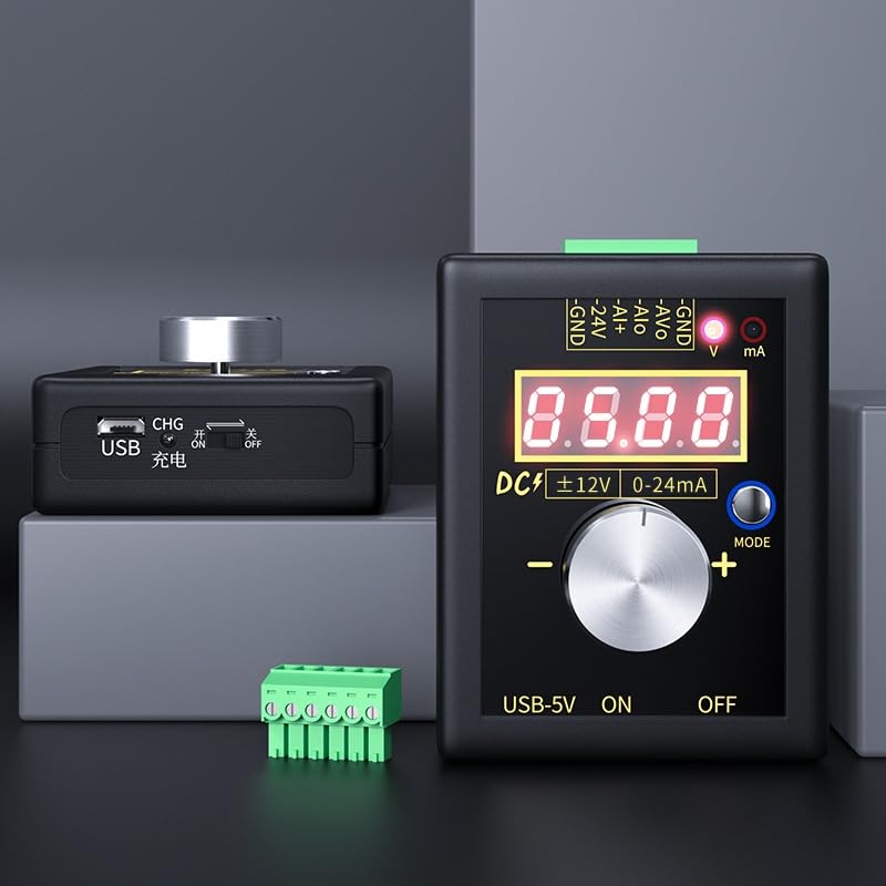 FNIRSI 4-20mA Generator, Adjustable Signal Generator, DC 0-10V 4-20mA Current Voltage Analog Simulator for Value Adjusting PLC Panel LED Testing (with Rechargeable Battery for onsite use) - Image 7 thumbnail