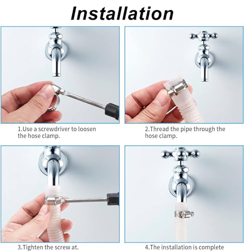Muzhupguz Stainless Steel Hose Clamps Assortment Kit thumb #5