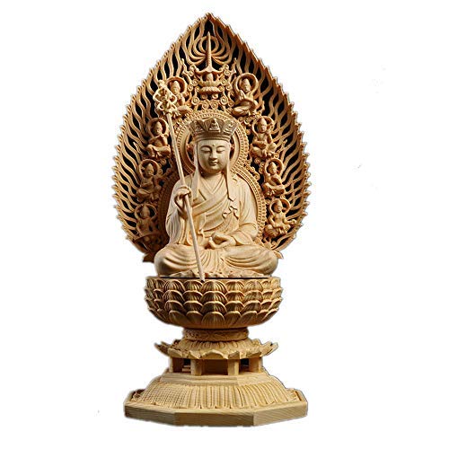 Amazon｜仏像 置物 娑婆三聖 【地蔵王菩薩・釈迦如来・観音菩薩】 天然