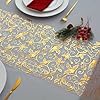 Snowkingdom 2PCS Christmas Table Runner 108 inches... #5