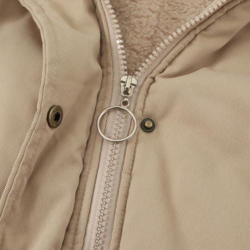 Parka Jackets for Women Winter Sherpa Lined Warm Coats Soft Cozy Outerwear - image 7