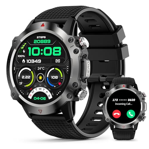 Inmua Reloj Inteligente Hombre, Smartwatch Hombre Con Llamadas Bluetooth, Hd Smartwatch Con 100 Deportes Modos Y Oxígeno En Sangre Podómetro Presión Arterial Para Android Ios Inmua Reloj Inteligente Hombre, Smartwatch Hombre Con Llamadas Bluetooth, Hd Smartwatch Con 100 Deportes Modos Y Oxígeno En Sangre Podómetro Presión Arterial Para Android Ios