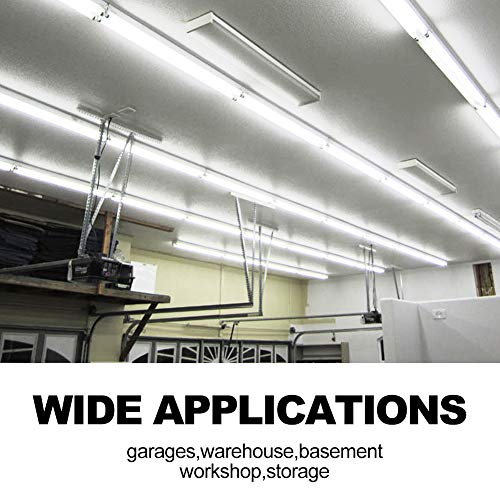 1 Pack LED Utility Shop Light, 4 FT, Linkable Integrated Fixture, 45W