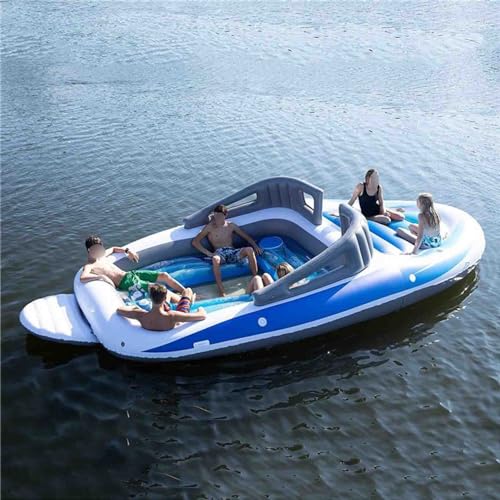 GALPBBCADE Aufblasbares Boot PVC-Schlauchboot Marineboot 1-6 Person Floß Beiboot Fischerboot für treibendes Angeln im Freien Wassersport,A,400 * 210 * 120cm GALPBBCADE Aufblasbares Boot PVC-Schlauchboot Marineboot 1-6 Person Floß Beiboot Fischerboot für treibendes Angeln im Freien Wassersport,A,400 * 210 * 120cm