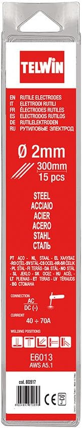 Telwin Rutile Welding Electrodes,2 Ø, 15