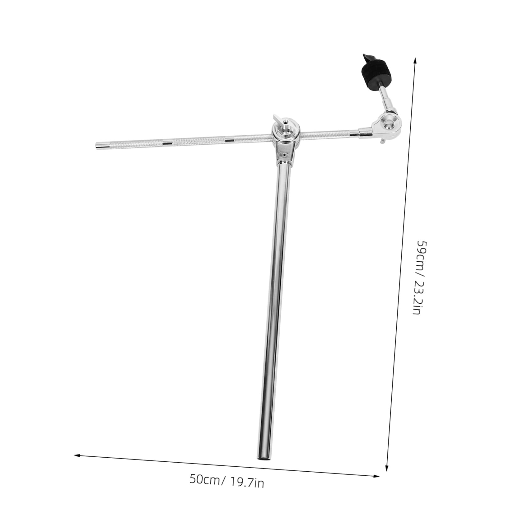 OFFSCH Drum Extension Cymbal Boom Arm Percussion Chime Mount Holder for Cymbal Arm Attachment