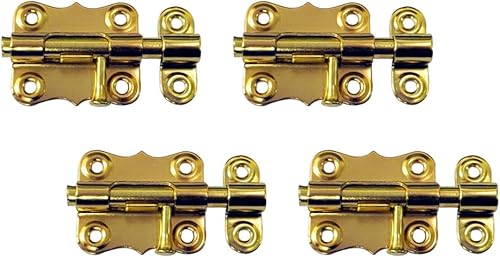 Miniatura 15 de QCAA Deco Perno de barril deslizante de acero duradero, 2 pulgadas, revestimiento negro, paquete de 4, fabricado en Taiwán