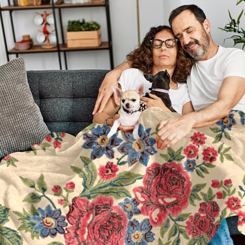 Couverture polaire microfibre chaude douce jeté de canapé 150x130