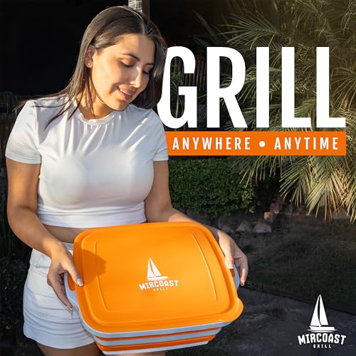 Collapsible BBQ Prep Tub with Lid & Cutting Board – 8L Folding Meat Marinating Container – Multipurpose Tub for Food Storage, Camping & Grilling – Portable Meal Prep Tray for Outdoor Cooking - Image 9