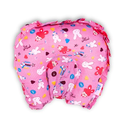 Image of Bibs&Cribs Mustard Seed Baby Pillow for Newborn Babies, Soft Cotton Infant Pillow with Breathable Fabric Cover, Lightweight Baby Bedding Essential for Daily Use, Boys & Girls