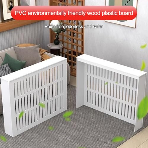 Meuble cache-radiateur élégant avec tablette supérieure de 20 cm - 6