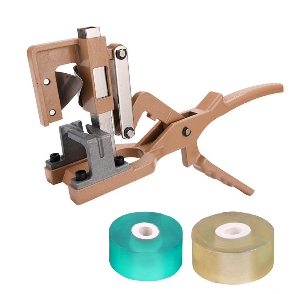 Sk5 - Set di forbici da innesto per rami da 8-20 mm, in lega di alluminio, con manico ergonomico antiscivolo e nastri da innesto da 3 cm