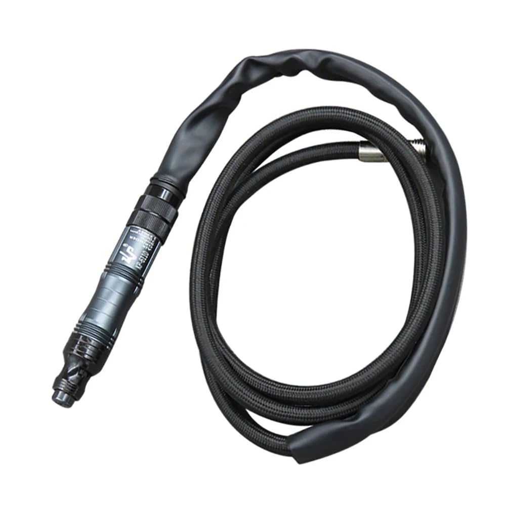 KP-6110 Pen Type Air Die Grinder with Air Hose 2 Collets 1/4 Inch Pneumatic Rotary Pen Stepless Speed Air Sander Polisher