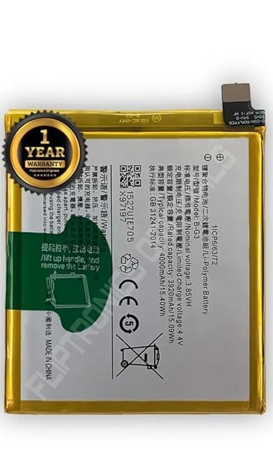 Image of B-G3 Battery for Vivo Y91 /Y93 / Y95 /X27 Pro /VI836A / VI836 / VI1838T Battery with 1 Year Warranty**** (D345)