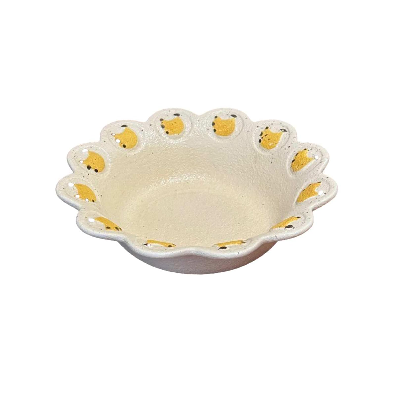 Bol à soupe banane en céramique gaufrée de 21 cm pour vos nouilles instantanées