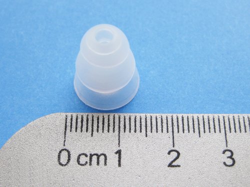 4 Pcs: 2 Small (S) And 2 Large (L) Clear Triple Flange Earbuds Eartips Set Compatible With Etymotic Etyblu2, Er-4, Hf5, Hf3, Hf2, Mc5, Mc3, Mc2, And Ety Kids In Ear Stereo Earphones Headset #TOP5