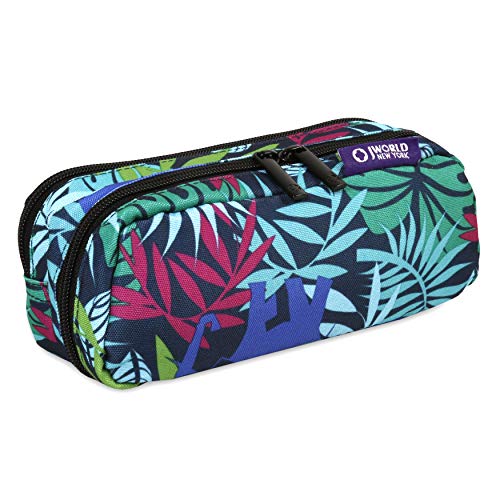 Image of J World Jojo Cute Pencil Case for Kids & Adults. Soft Fabric Zip Pen Bag
