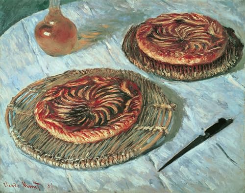 Impression Toile Monet Tartelettesfruits 60x90cm Affiche Décoration Maison Vintage